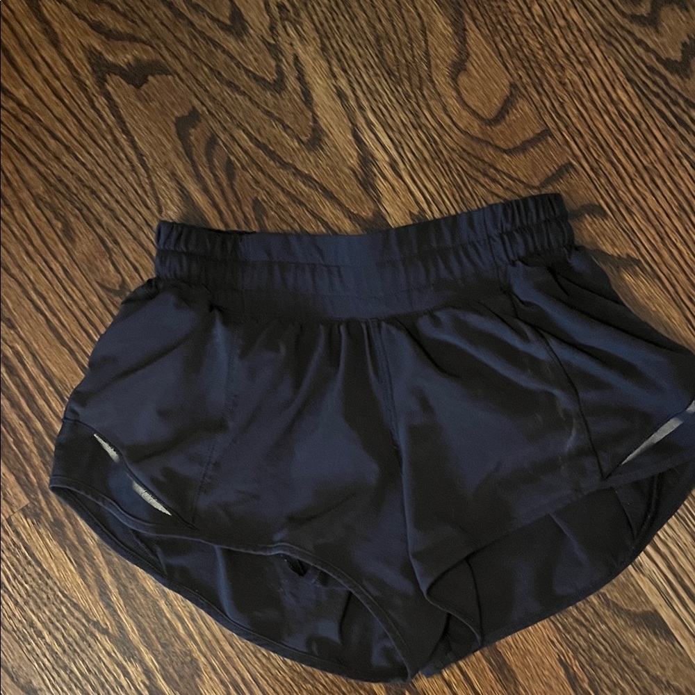 Lululemon Black Hottie Hot Shorts